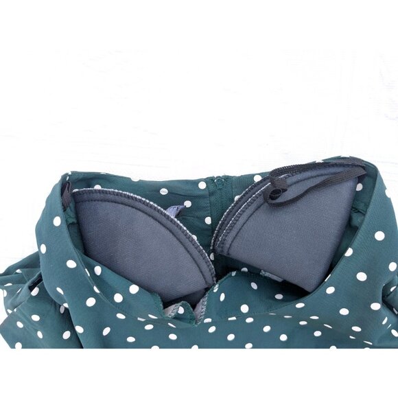 My Michelle Dress size 7/8 Preppy Polka Dot Rayon blend Swing Trad Wife 90s READ - Picture 8 of 16